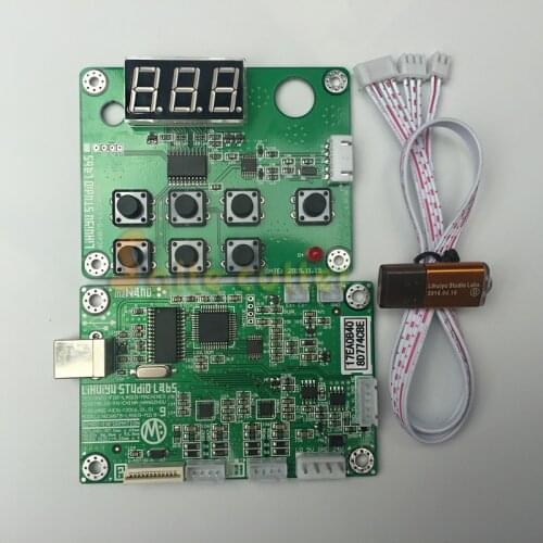 LIHUIYU Main Board M2 Nano Co2 Laser Control System Engraver Cutter K40 + Dongle B + Control Panel Board + LaserDraw CorelLaser