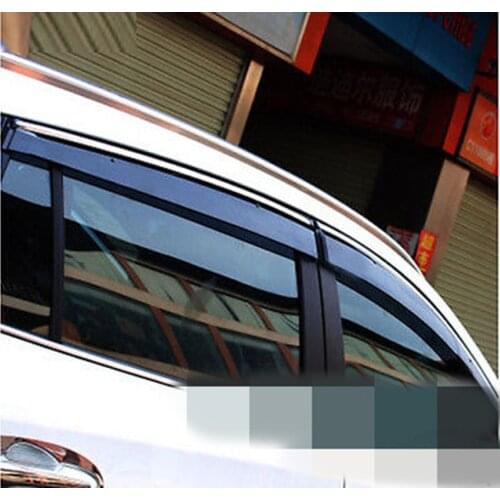 FIT FOR 13-14 TOYOTA RAV4 SIDE WINDOW RAIN DEFLECTORS GUARD VISOR WEATHERSHIELD LF1