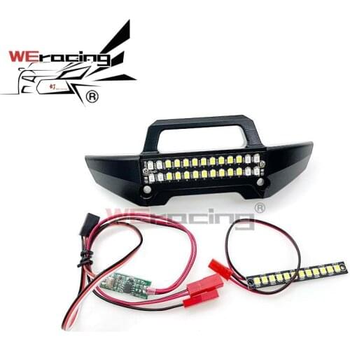Highlight front and rear LED lights Rear bumper lights for Traxxas 1/10 MAXX Small X truck front bumper lights