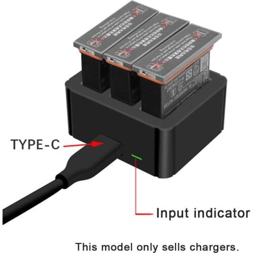 4A Smart Fast Charging Dock Battery Charger For DJI OSMO Action Battery TYPE-C Charging Interface Type