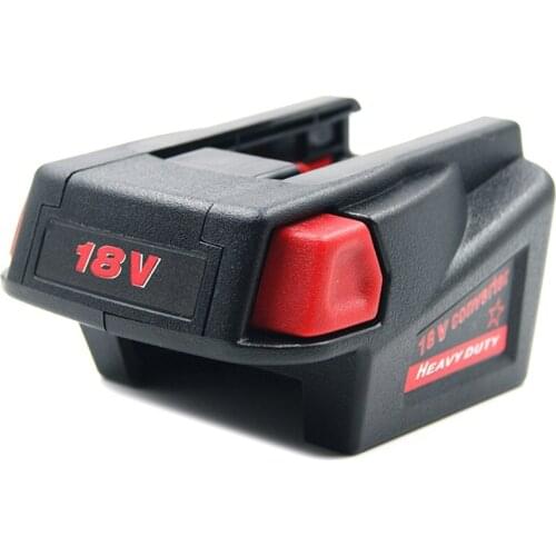 USB Battery Adapter Converter for Milwaukee M18 18V Li-Ion Battery to V18 Li-Ion Battery Batteries Converter Adapter