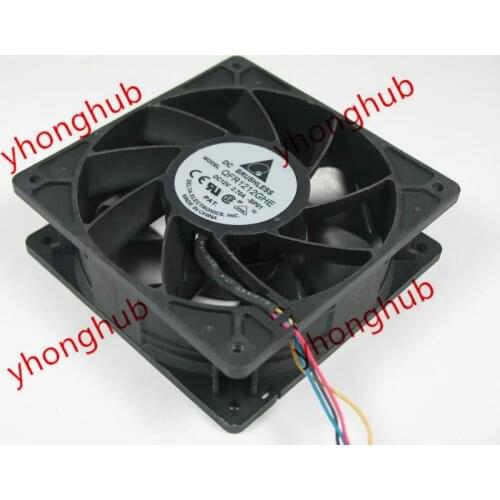 Detla Electronics QFR1212GHE SP01 DC 12V 2.70A 120x120x38mm Server Cooling Fan