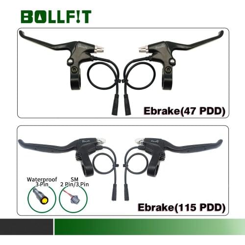 WUXING 115PDD Ebike Brake Five Star Brake Lever Cut Off Power Electric Bicycle E-scooter Bicycle MTB Road Ebike Brake