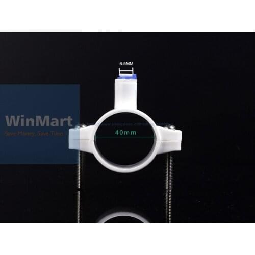 1 PC 1/4 6.5MM 40MM ID RO system Drain Clamp Clips Drinking water Waste clip filter