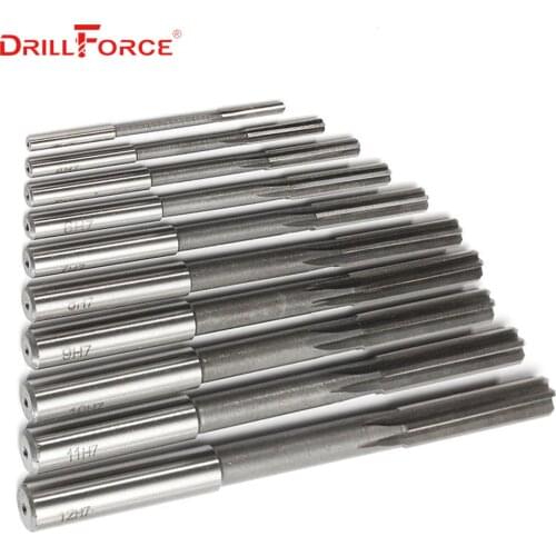 1PC 2-20mm HSS H7 Reamer Machine HSS Straight Shank Milling Reamer Chucking Reamer(2/3/4/5/6/7/8/9/10/11/12/13/14/15/17/18/20mm)