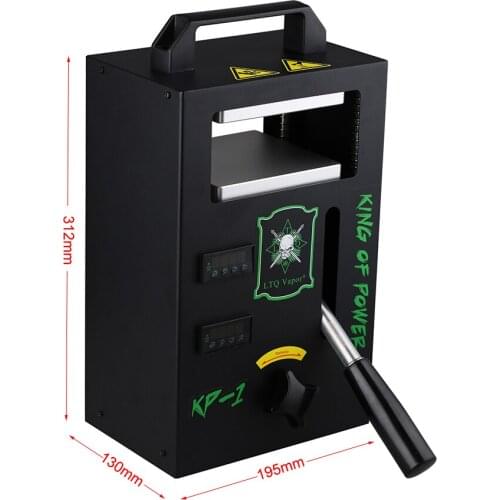 2019 New KP-1 Rosin Tech Heat Press Machine 115*120 Dual Heat Plates Manual Rosin Dab Press