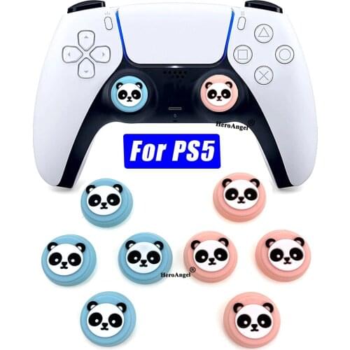 2021 For PS5 Thumb Grip Caps For Playstation 5 Controller Joystick Cap Silicone Rubber Individual Thumb Grip Caps