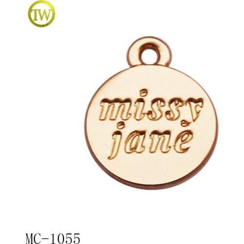 22 For Custom order payment link own logo design metal logo tag for garment