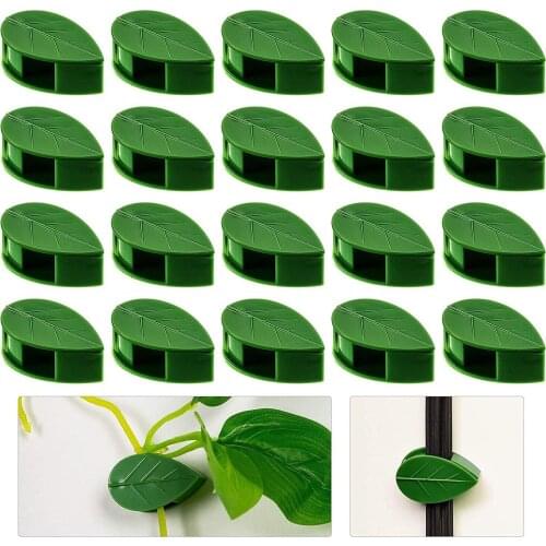 50PCS Invisible Bracket Fixed Buckle Leaf Clips Plant Climbing Wall Fixture Rattan Vine Traction Holder Garden Fastener Supplies