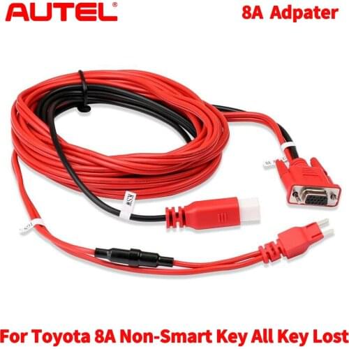 Autel 8A Non-Smart Key All Keys Lost Adapter Work with APB112 Emulator & G-Box2