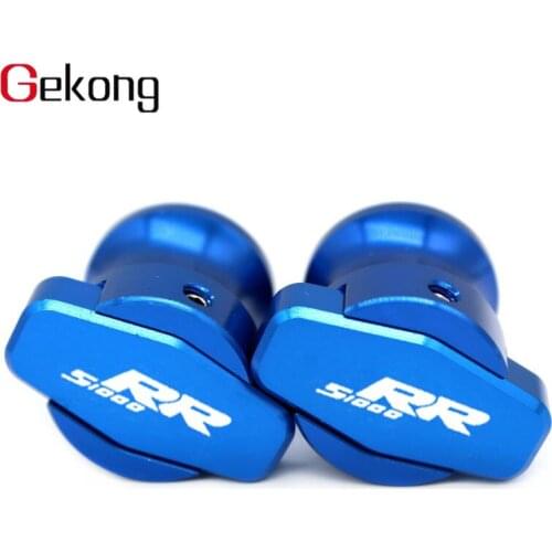 For BMW S1000RR S1000R HP4 2010-2013 2014 2015-2017 Motorcycle CNC Aluminum Swingarm Spools slider stand Screws accessories 8M