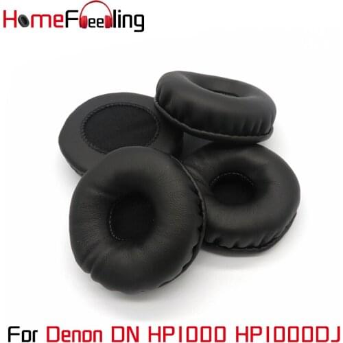 Homefeeling Ear Pads For Denon DN HP1000 HP1000DJ Earpads Round Universal Leahter Repalcement Parts Ear Cushions