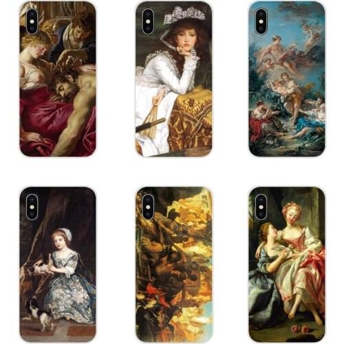 For Samsung A10 A30 A40 A50 A60 A70 M30 Galaxy Note 2 3 4 5 8 9 10 PLUS Accessories Phone Cases Covers Famous painting Adorable
