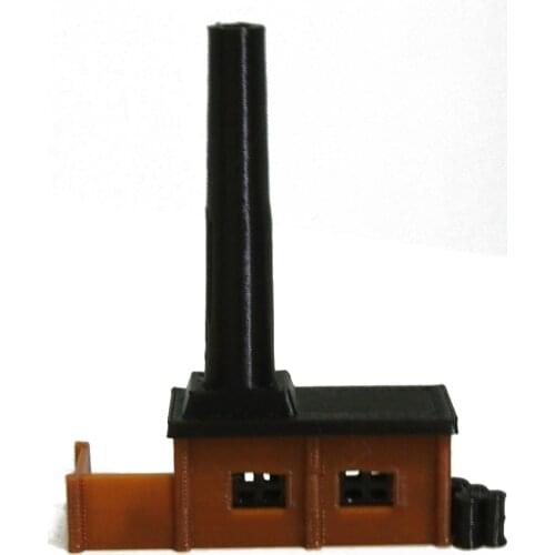 Train Railway Model Scene N Ratio 1:160 Boiler Room For 1:144