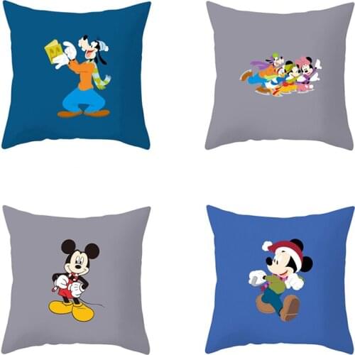 Cartoons Disney Mickey Minnie Pillow decorative pillowcase lovely sofa bedroom living room Home Decorative pillowcase 45*45cm
