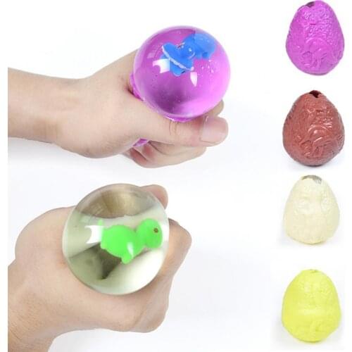 TPR Soft Dinosaur Egg Anti-Stress Pressure Relief Decompression Vent Kids Toy