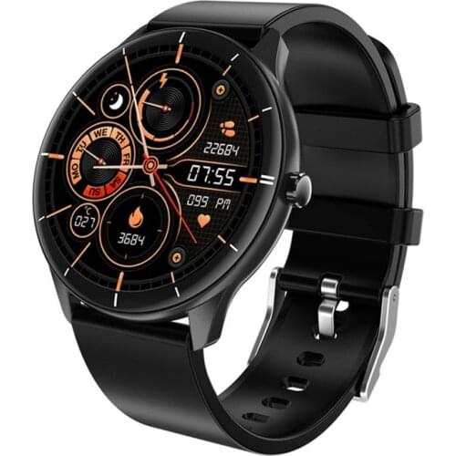 1.28" Touch Screen Smart Watch Body Temperature Heart Rate Sleep Monitor Sport Clock Calls/SMS Reminder Wristwatch for Women Men