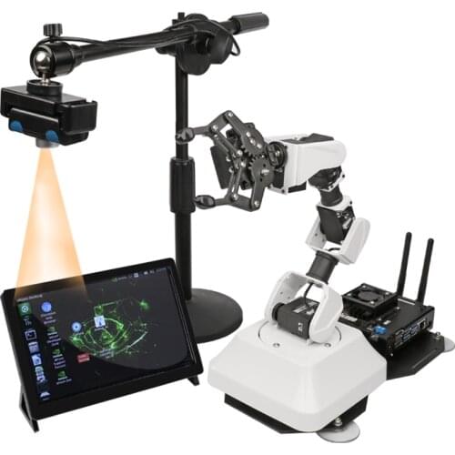 New artificial intelligence AI visual recognition robot garbage sorting system