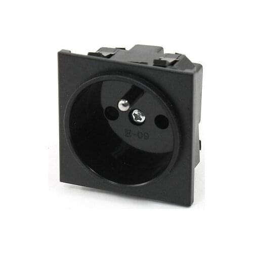 2 in 1 Industrial Wall Mount European French Plug w Socket 16A 250VAC