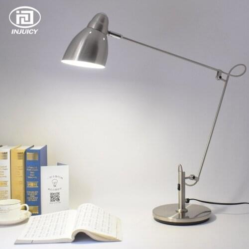 LOFT Simple Long Arm LED Desk Lamp Office Computer Bedroom Drawing Reading Adjust Table Lights