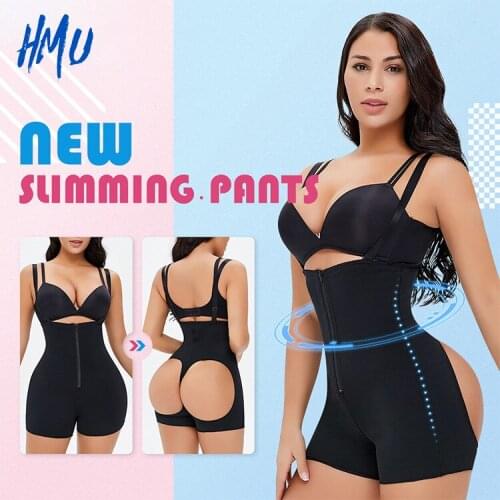 Plus Size One-Piece Waist Slimming And Belly Contracting Peach Hip Tight Body Shaping High Waist Shorts