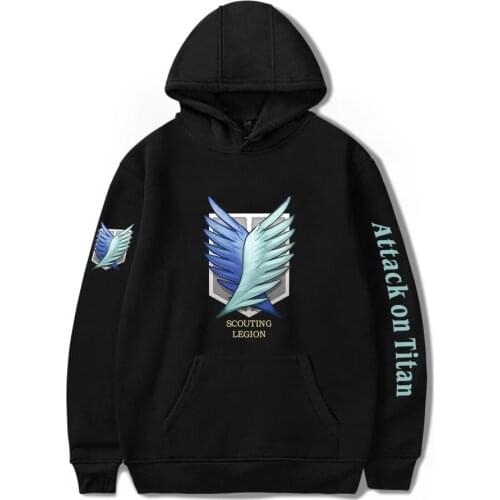 Anime Attack on Titan hoodie sweatshirt Men/women sweatshirts Fashion Design streetwear harajuku Boy girl Clothes Autumn Winter