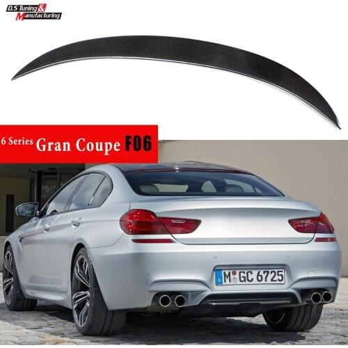 Low-Kick CF Carbon Spoiler Ducktail for BMW 6 Series Gran Coupe 2011 - 2018 UV-Cut OEM Fitment High Gloss Finish