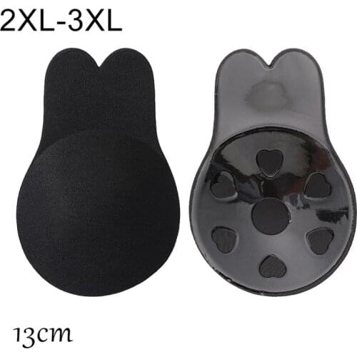 UMKA Sexy Breast Petals Rabbit Nipple Full Covers Push Up Invisible Bra Reusable Adhesive Bra Intimate For Party Underwear