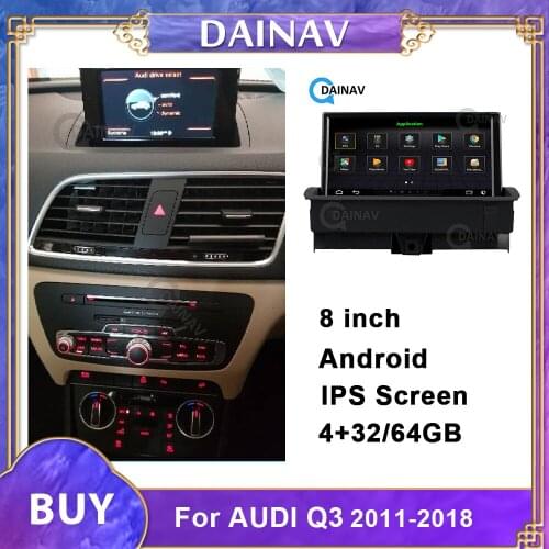 Vertical Screen Car Multimedia Video Player GPS Navigation Head Unit for Audi Q3 2012 Car Stereo Radio