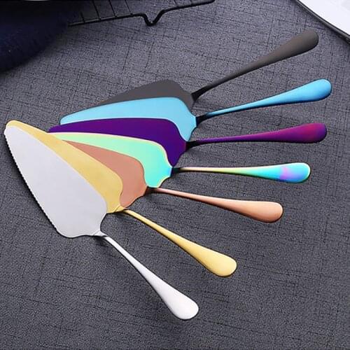 1Pcs Cutlery Baking Tools Multi Purpose Stainless Steel Cake Knife Shovel Pizza Cutter Party Supplies