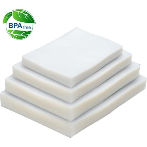 100PCS/LOT vacuum sealer Plastic Storage bag for vacuum sealing machine for pack food saver Packaging Rolls packer seal bags