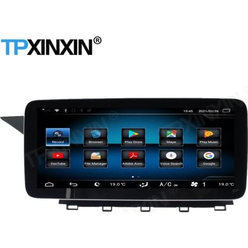 256G 1 DIN Car Radio Receiver Android 11 Auto For Mercedes Benz GLK Class X204 2008 2009 2010 2013 2014 2015 Video GPS Head Unit