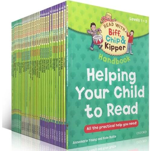 33 books 1-3 Level Oxford Reading Tree Biff Chip&Kipper Hand Libros Helping Child To Read Phonics English Story Picture Book New