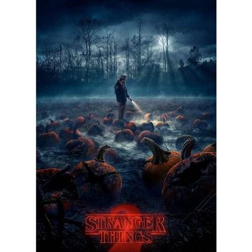 Diamond embroidery Stranger thing,5d diamond painting full diamond mosaic picture of rhinestones cross-stitch WG1116