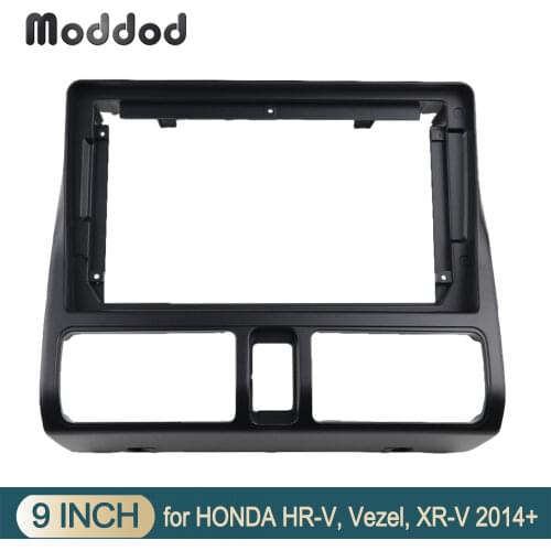 9 Inch Radio Fascias for HONDA CRV 2002 Stereo GPS DVD Player Dashboard Screen Installation Mount Kit Panel Car Accessori Bezel