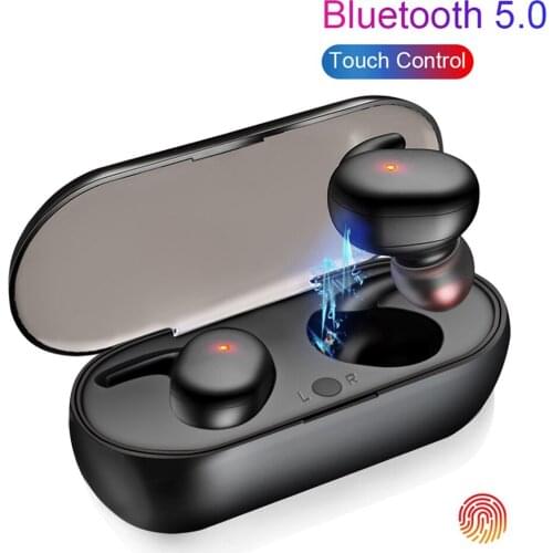 Bluetooth-Compatible Earbuds Wireless Headphones Noise Cancelling Headset Stereo Sound Music In-ear Earbuds For Iphone Android