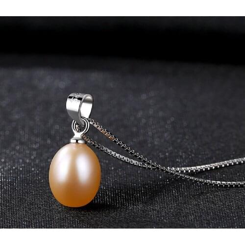 S925 Full Body Silver Necklace, Sunflower Seeds Hanging Clasp, 4A Grade Freshwater Pearl Necklace Female Gift
