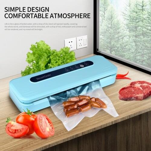 White Dolphin Electric Vacuum Food Sealers 110V Household Kitchen Storage Sealing Machine Include 10 Pcs Packaging vacuum Bag