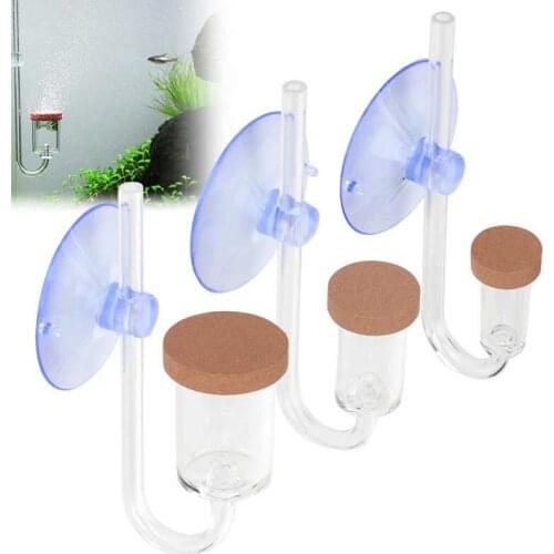 LeChong Fish Tank CO2 Diffuser Aquarium Carbon Dioxide Reactor Atomizer Oxygen Diffuser Sand Table Bubble Accessories