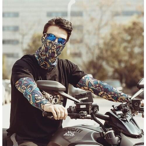 New summer ice silk sunscreen sleeves for men and women outdoor travel for Daelim motorcycle ok