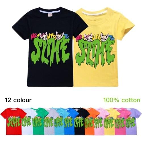 Summer Boys Girl Cartoon Me Contro Te Print Funny T-shirt Fashion Kid Tops Tee Children Short Sleeve Tshirt Baby Clothes Costume