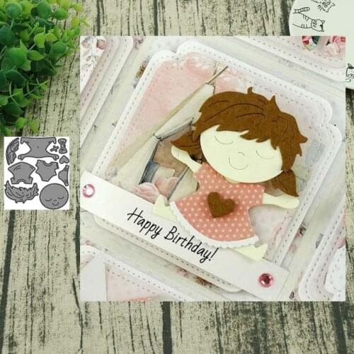 AddyCraft Metal Cutting Dies cut die baby Rabbit garden Scrapbook paper craft knife mould blade punch stencils dies