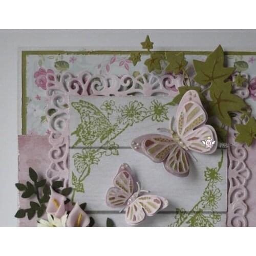 Mmao Crafts Metal Steel Cutting Dies New Butterfly decoration Stencil For DIY Scrapbooking Paper/photo Cards Embossing Dies
