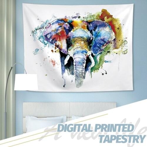Home decoration Mandala Colored Home Decorative Hippie Elephant Tapestry Wall Hanging Yoga Mat Camping Tent Travel Sleeping Pad