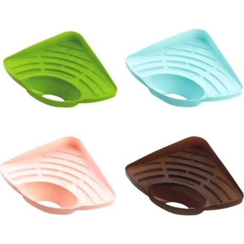 Wall Suction Holder Soap Sponge Sink Rack For Kitchen Bathroom Household Storage Shelf FBE2