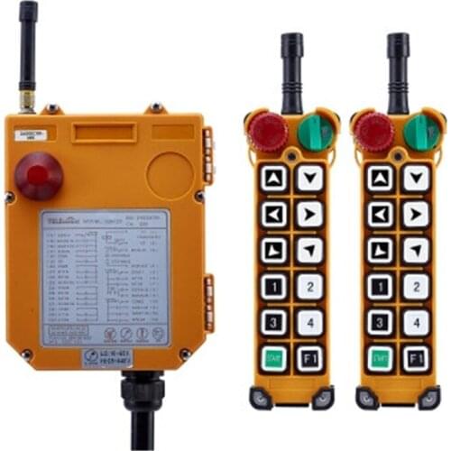 Lifting mahinery radio Wirelss industrial remote control switch F24-12S 2 transmitter and 1 receiver