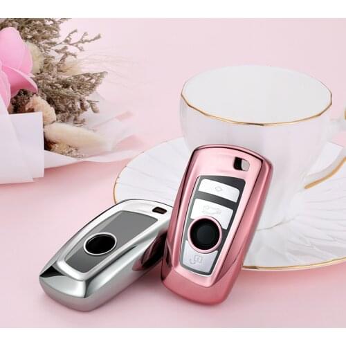 It is suitable for BMW 320li key set new 5 series 3 series 1 series TPU soft adhesive 535/525x3x4 car key case