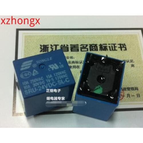 Relay SRU-24VDC-SL-C 5 pies 15A 120VAC 22F