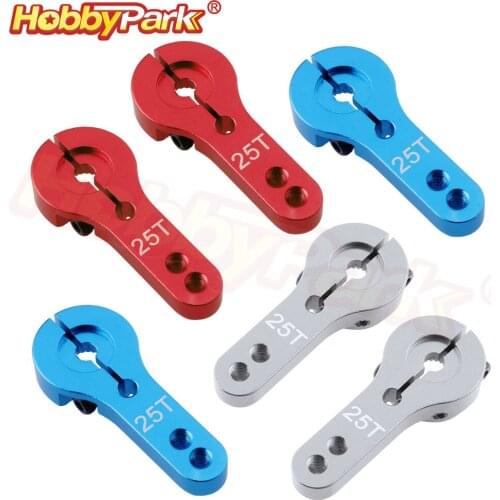 Alloy Aluminum Servo Horn 24T 25T Teeth For Remote Control RC Model Car Robot Boat Airplane Steering Arm CNC