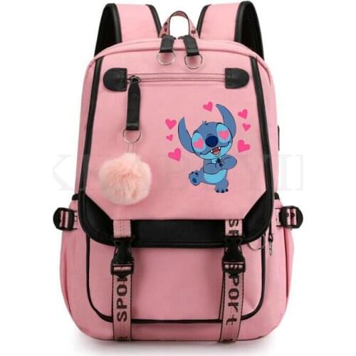Stitch School bags for Girls Boys Book Backpack for Kids School Supplies Boys Bookbags Students Mochilas